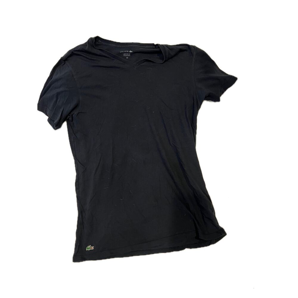 Lacoste Black T-shirt Mens M